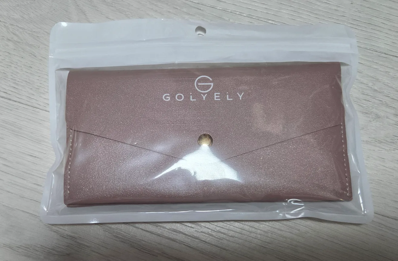 GOLYELY 핑크 장지갑 (새상품)