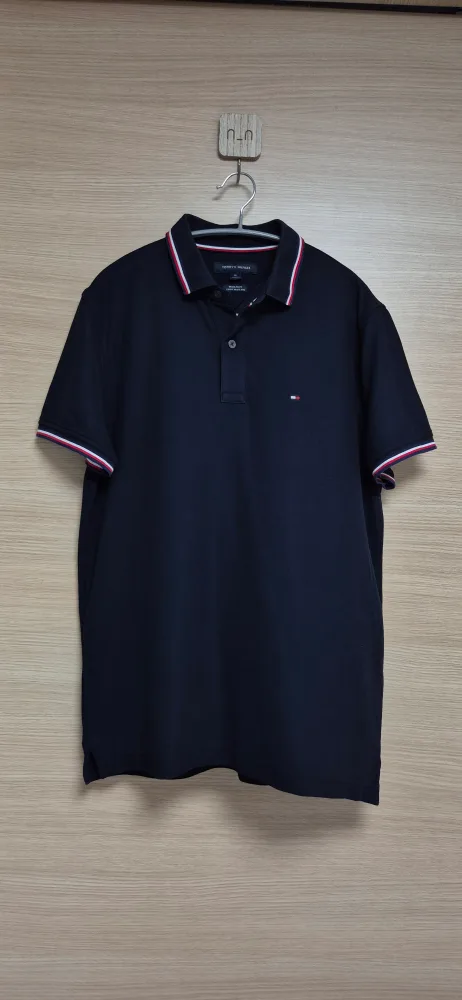 타미힐피거 네이비 반팔 카라티 M(95-100) 상태좋음