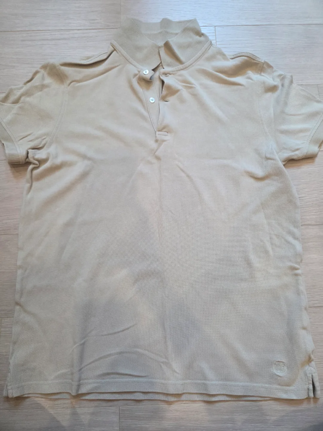 Massimo Dutti 마시모두티 남성 반팔 카라티 L 베이지