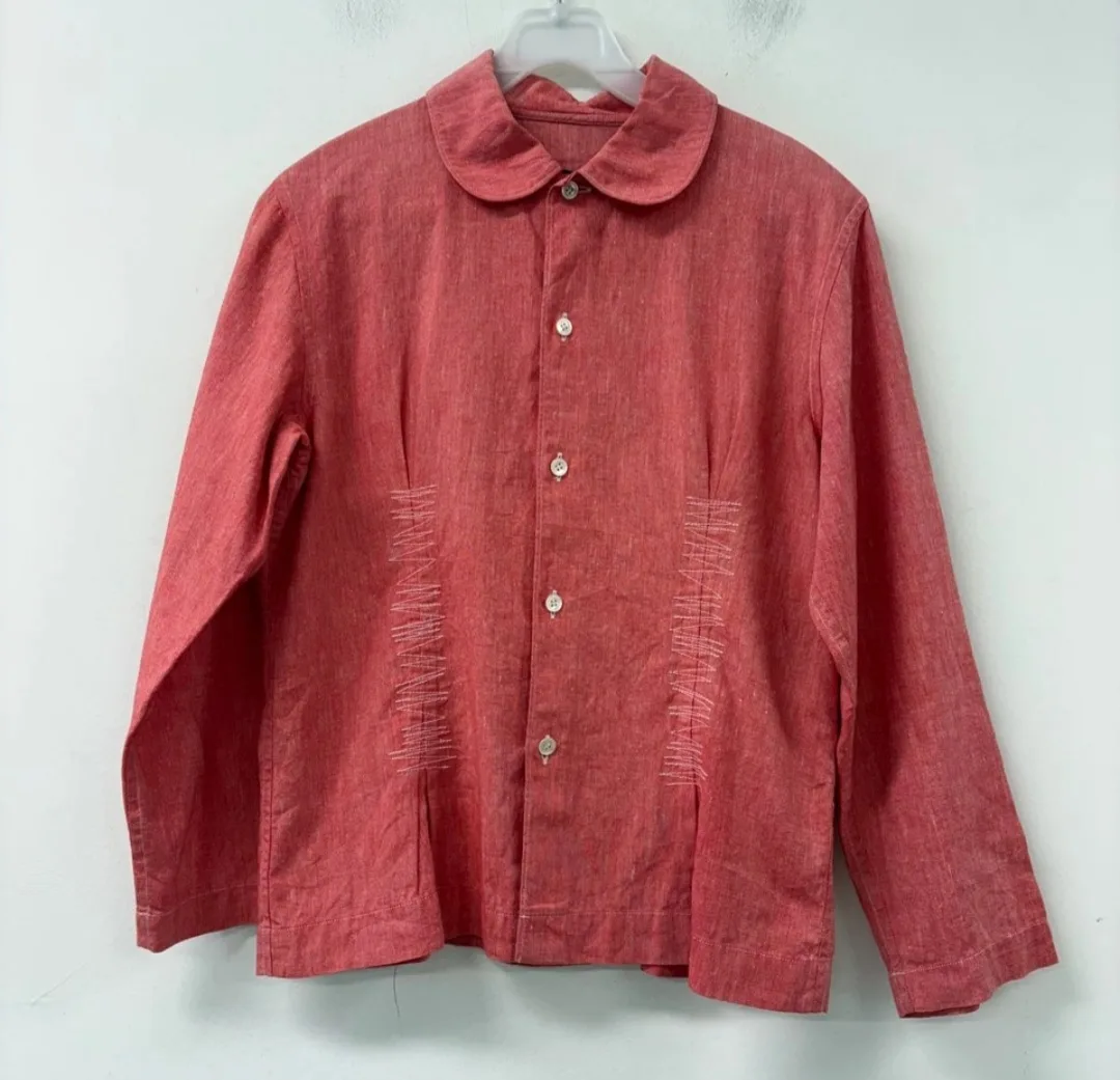 꼼데가르송 트리콧 린넨셔츠