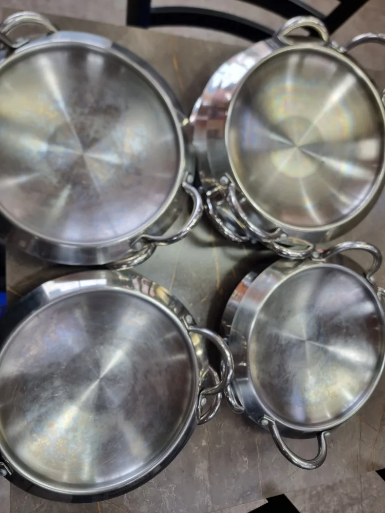 스텐 낮은냄비 24cm 9개