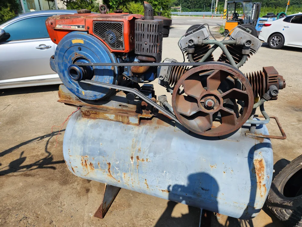 중고압헤드 500리터 엔진 콤프레샤