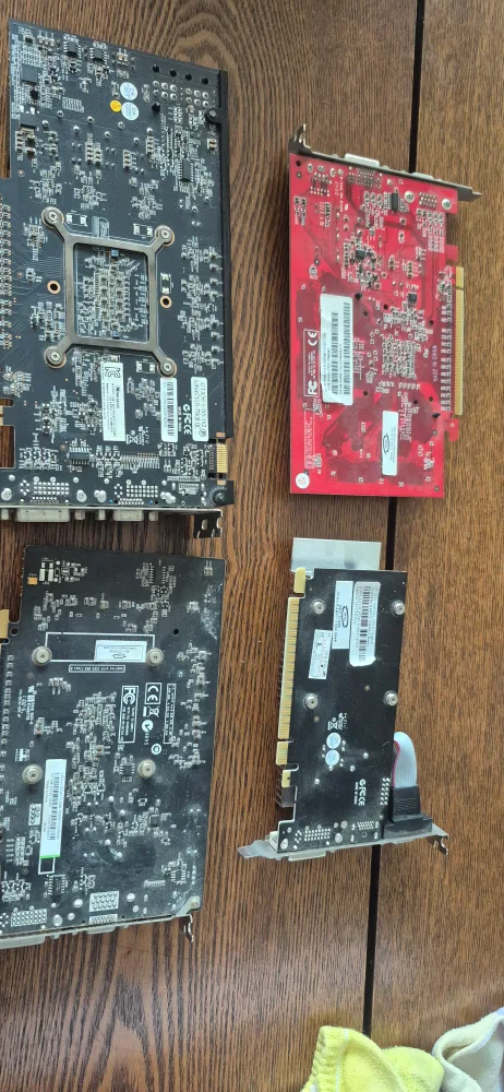 중고 그래픽 카드 모음