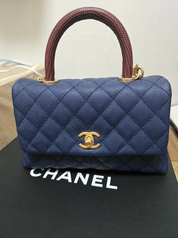 (중고)샤넬 코코핸들 스몰 캐비어