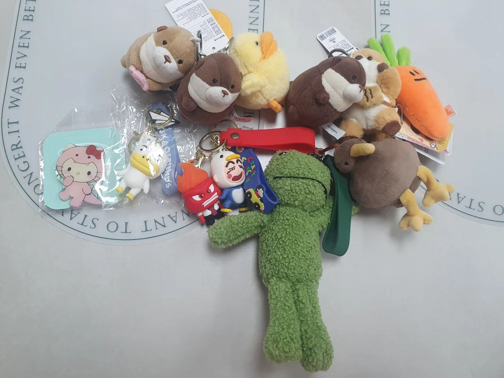 인형 키링 모음