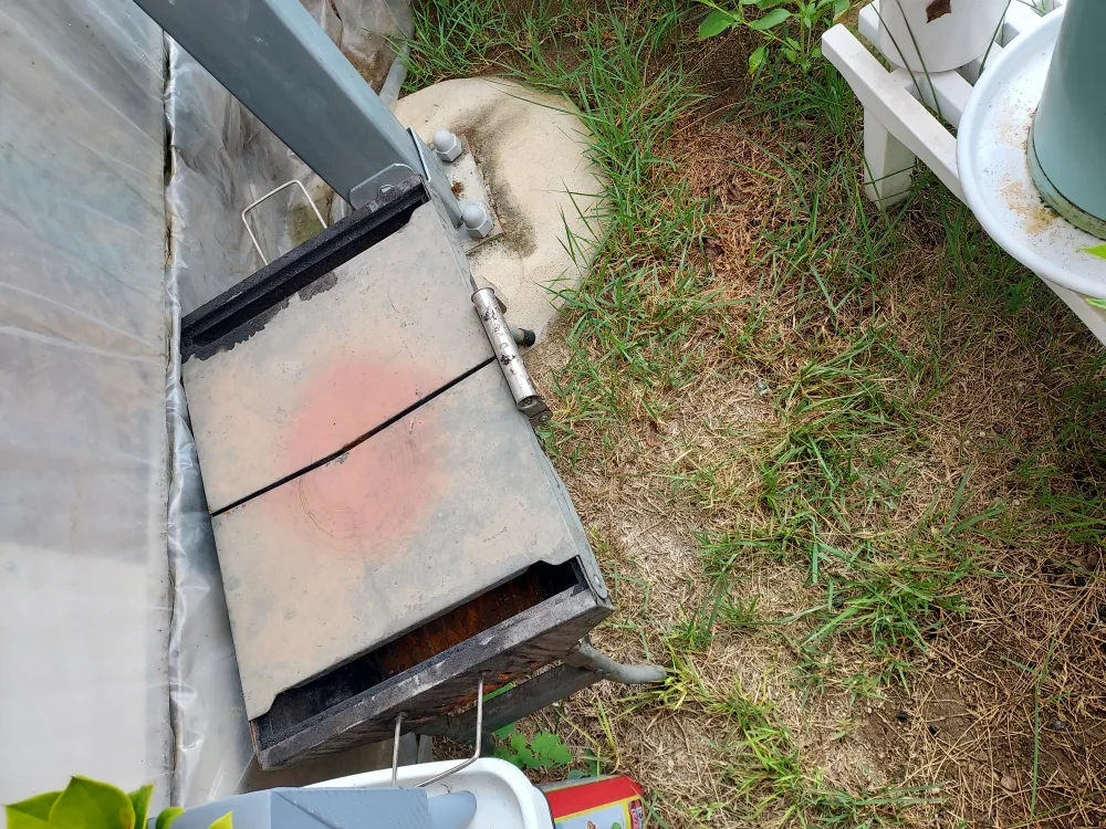 중고 야외용 차콜 그릴