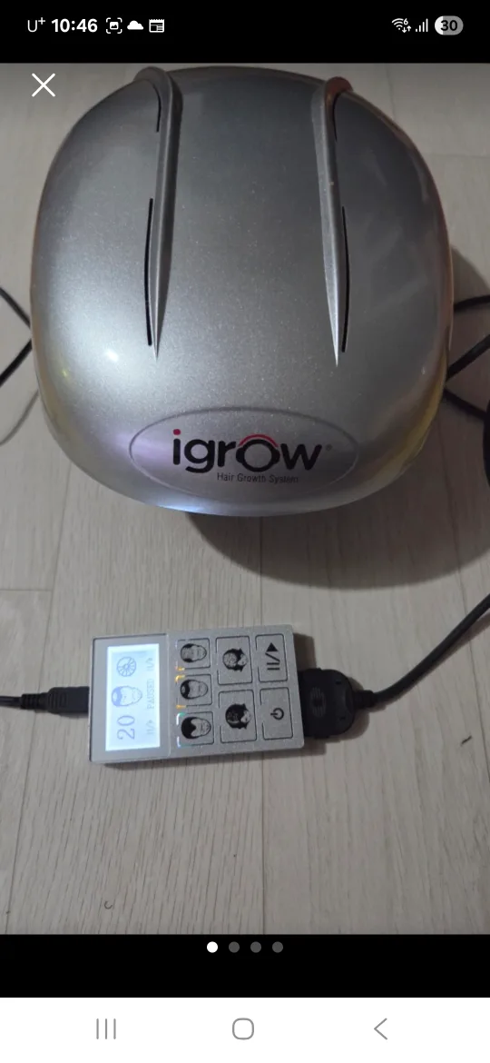 아이그로우 탈모 치료기 . 중고.