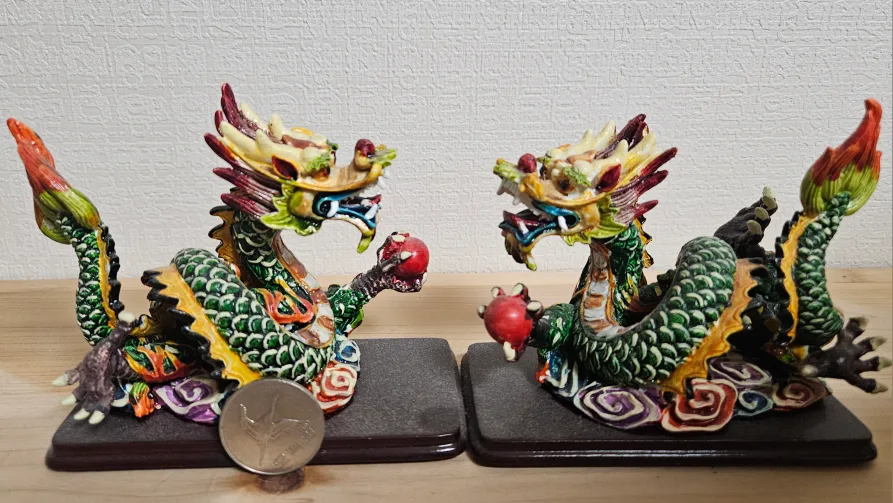 전시용 중국 여의주 용 2개 일괄 중고판매합니다