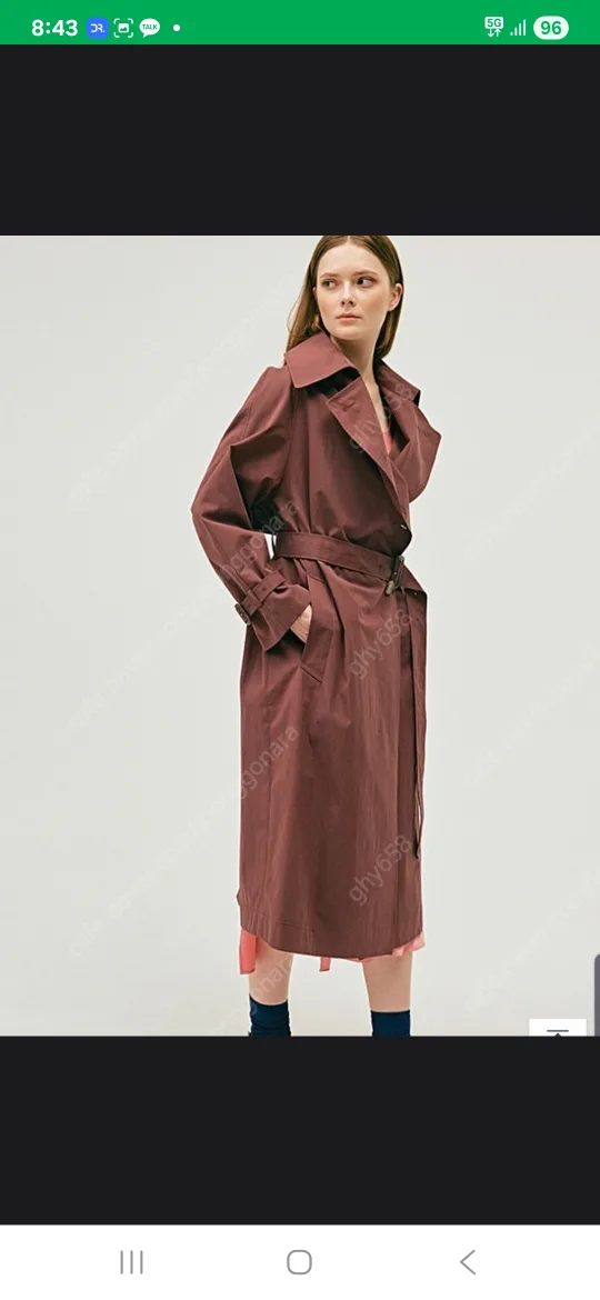 시스템 트렌치코트ㅡ마지막 가격내림