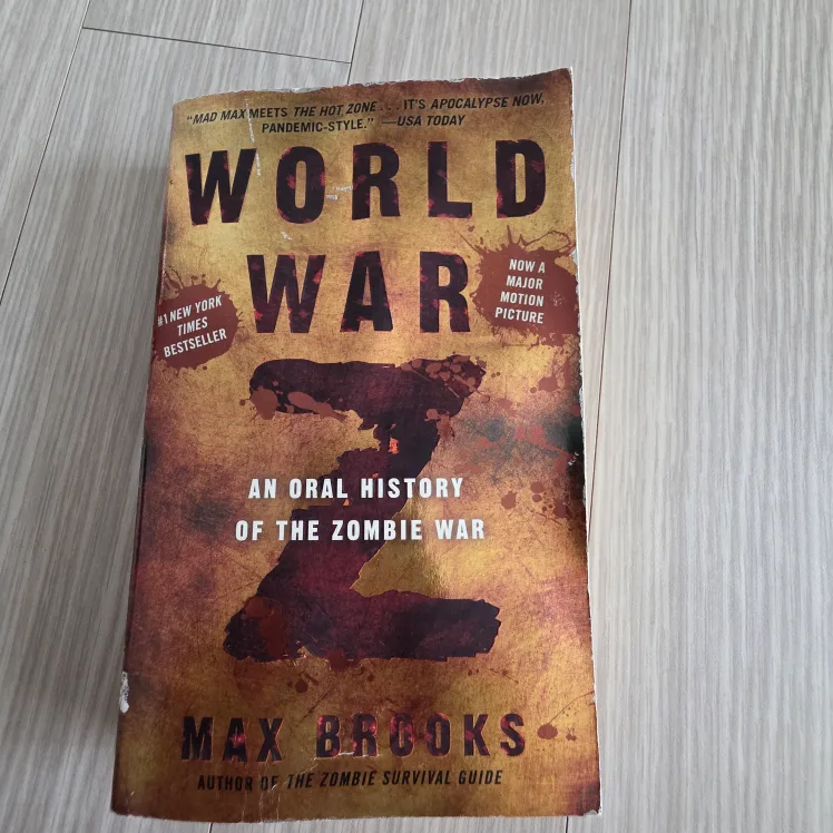 월드워Z 소설책 world war 좀비 바이러스 영어책