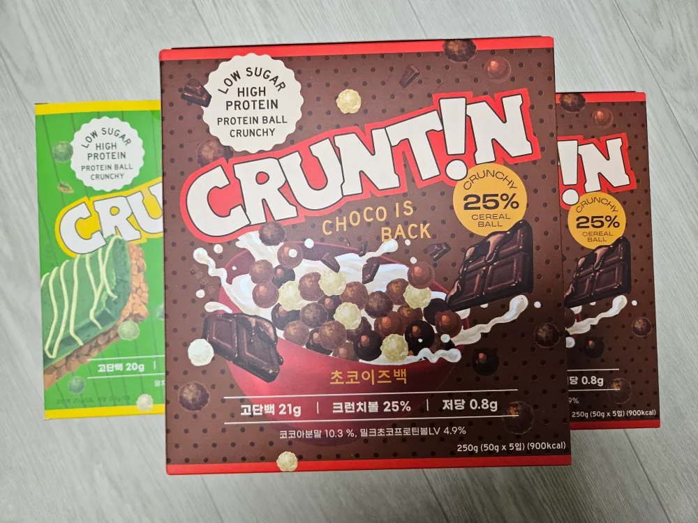 크런틴 초코 말차 프로틴 쉐이크