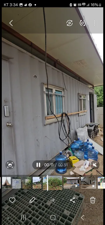 48 중고컨테이너 + 화장실 / 세면대 / 싱크대 설치