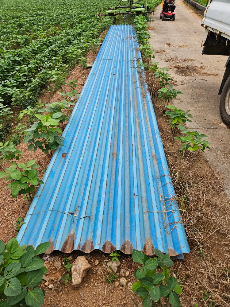 9.2 미터 4장 골판지붕재 중고