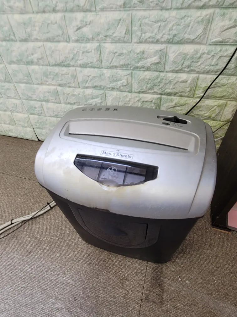 중고 가정용 문서 세단기