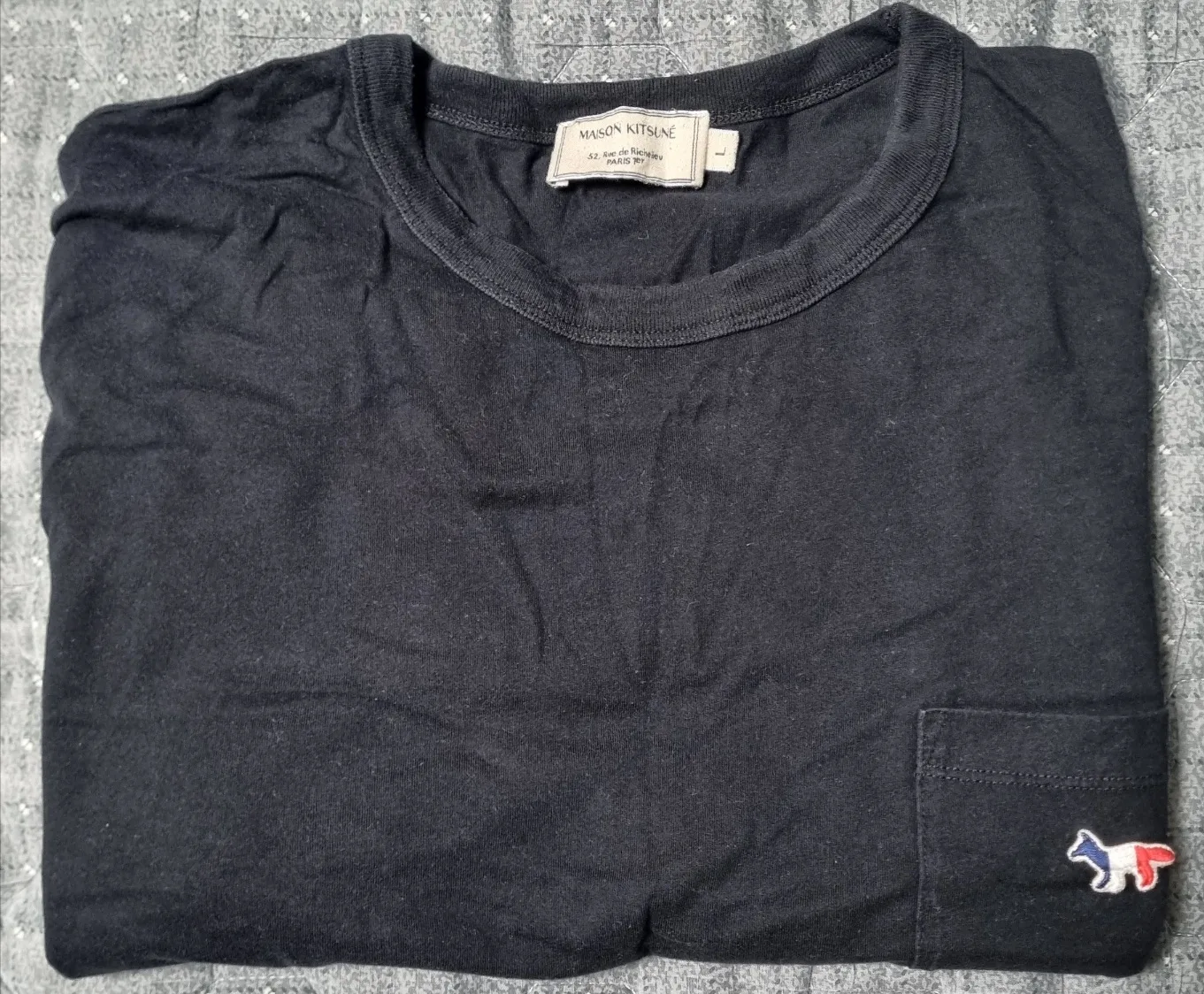 메종키츠네 티셔츠 L
