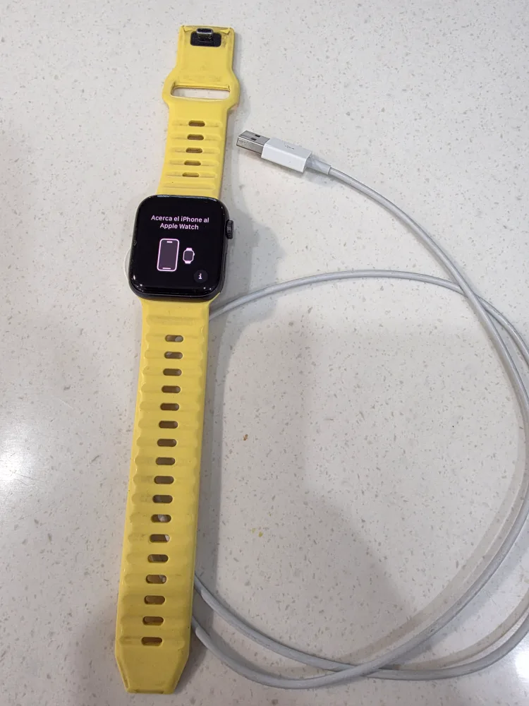 중고 애플워치 SE 44mm 옐로우 스트랩 일괄판매
