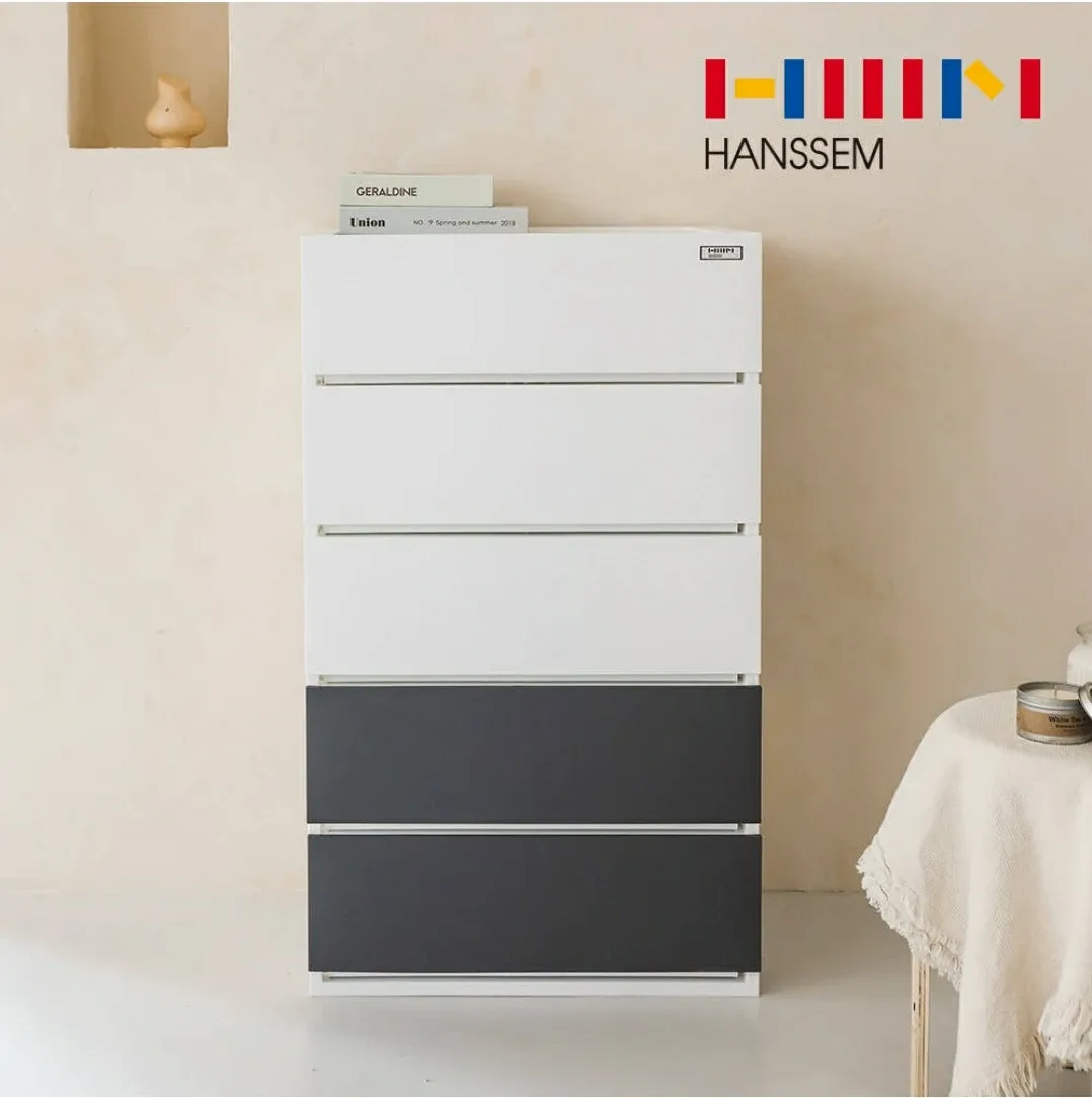 한샘 올데이 플라스틱 서랍장 600 5단 (중고)