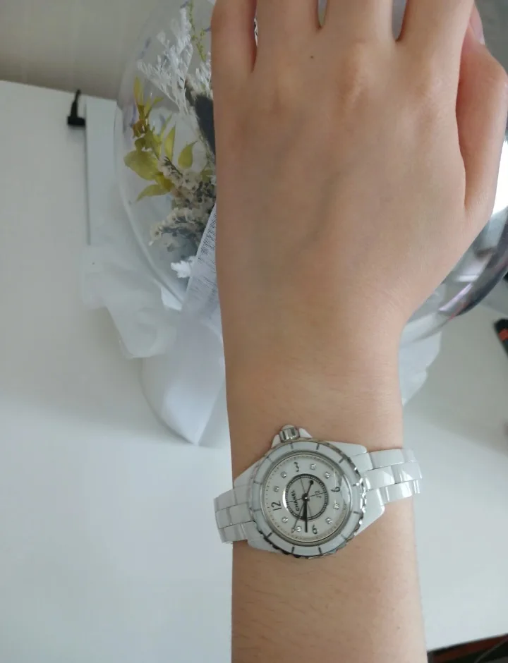 샤넬 j12 다이아몬드 자개판 29mm 시계 [정품]