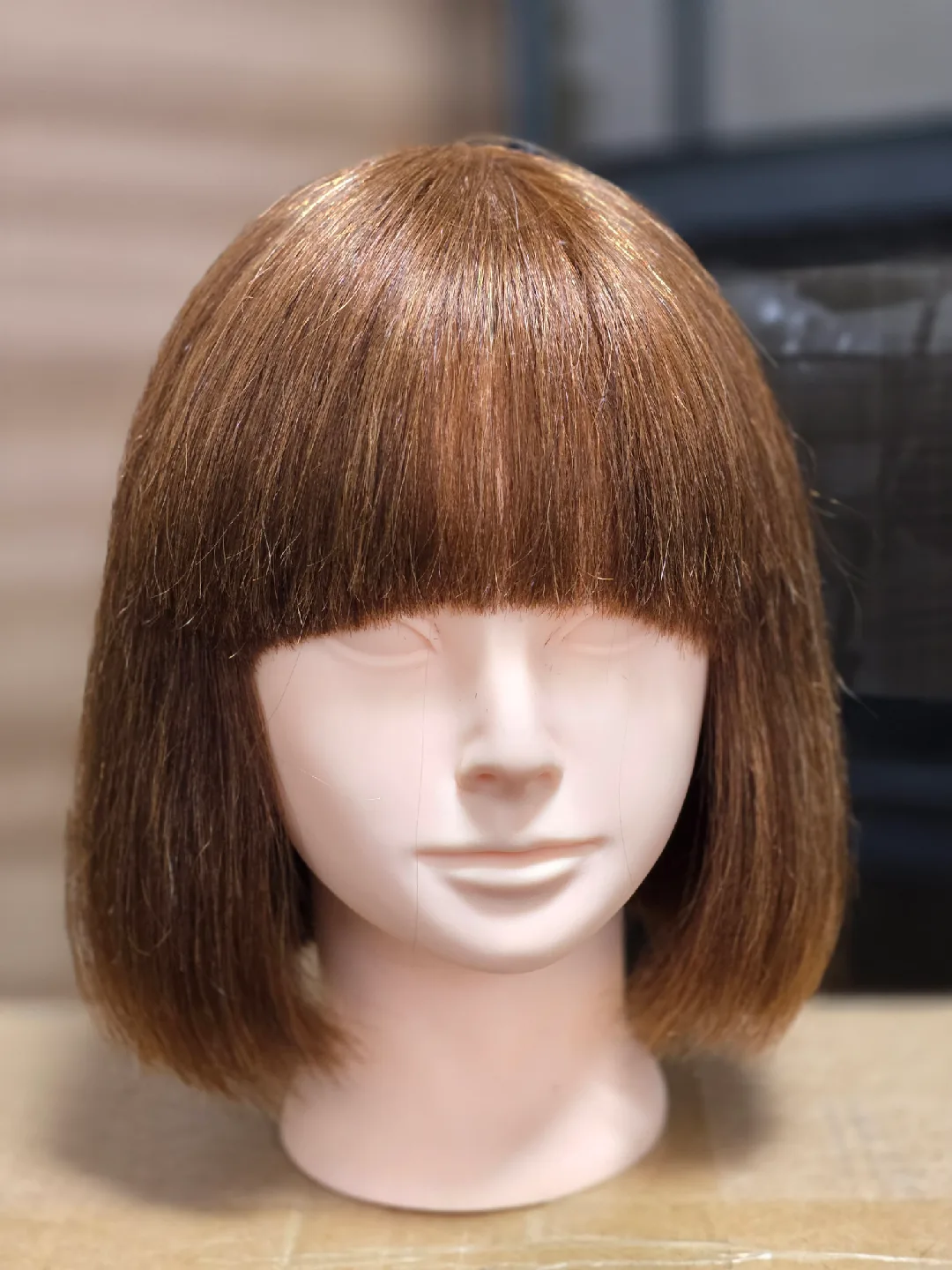 인모100 %통가발. 미용연습용 중고마네킹