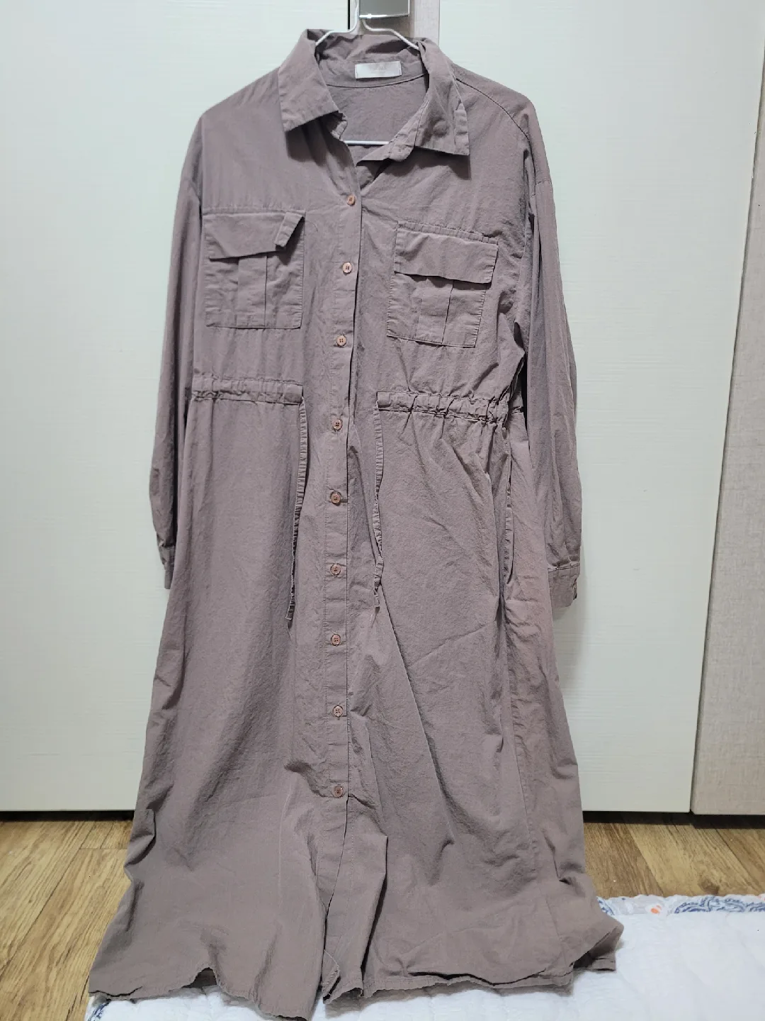 중고/코코아색 롱원피스 55~66사이즈/최종 가격