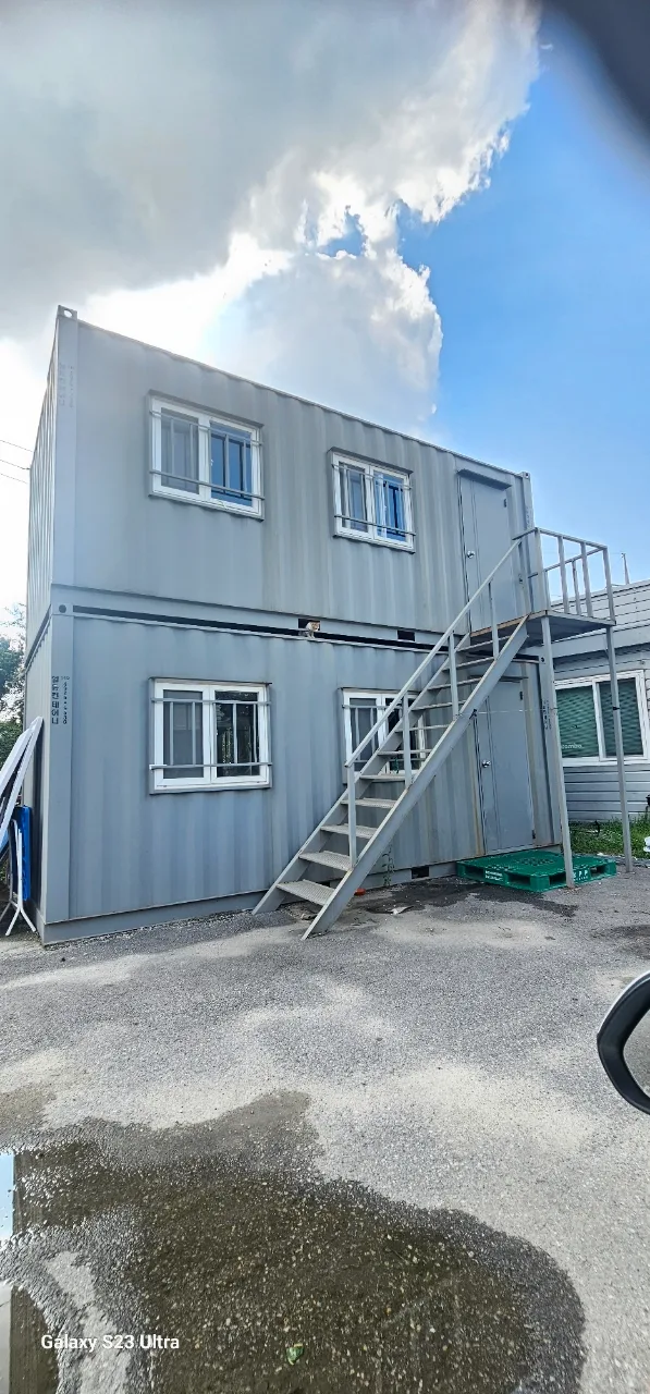 36 중고컨테이너 ㅡ 2층형 2대 + 철계단