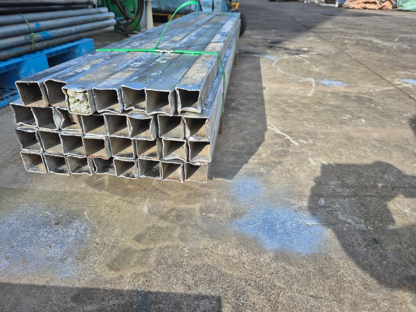 중고정사각 파이프