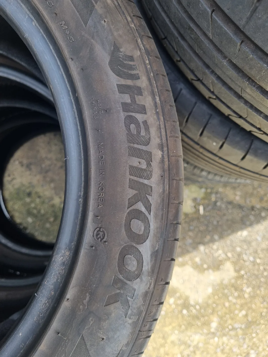 중고타이어 한국 Ventus S2 as 타이어 225/50ZR17 한대분