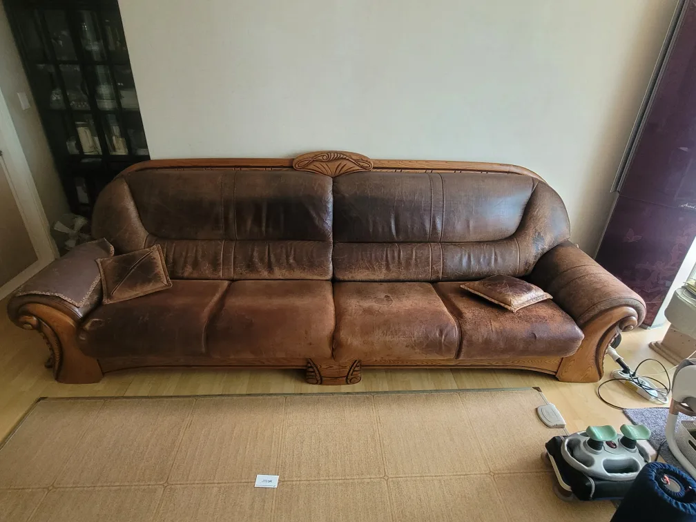 중고 가죽 소파
