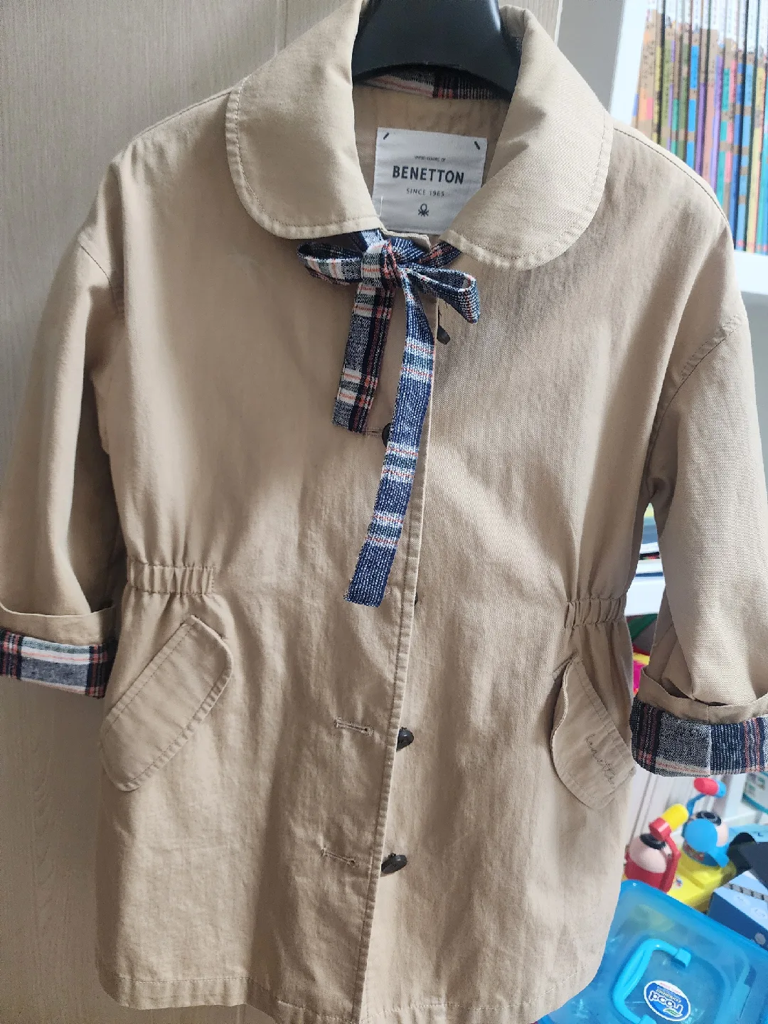 베네통 아동 트렌치코트 판매합니다