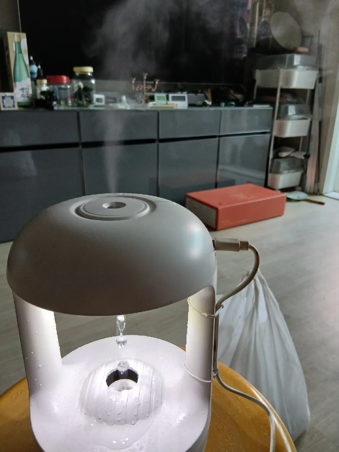 취침등겸 가습기