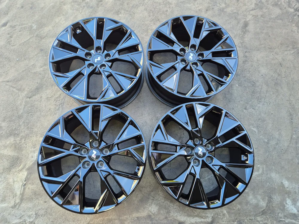 아반떼N 순정 19인치휠 블랙유광 중고휠