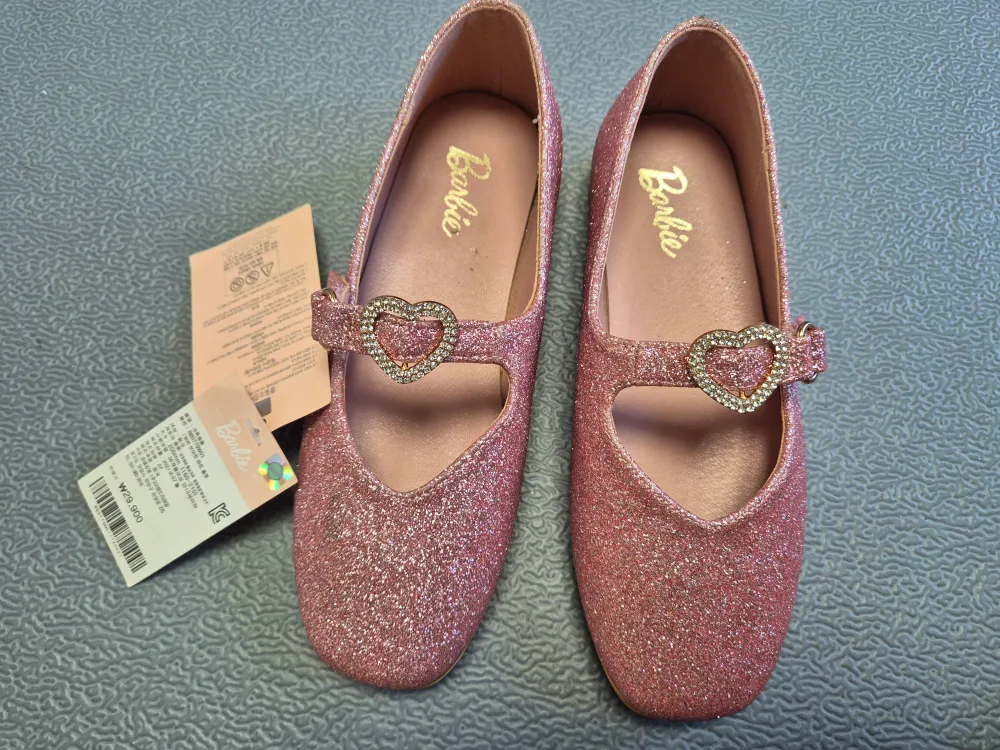 바비 여아 구두 200 두개(새상품+ 중고)