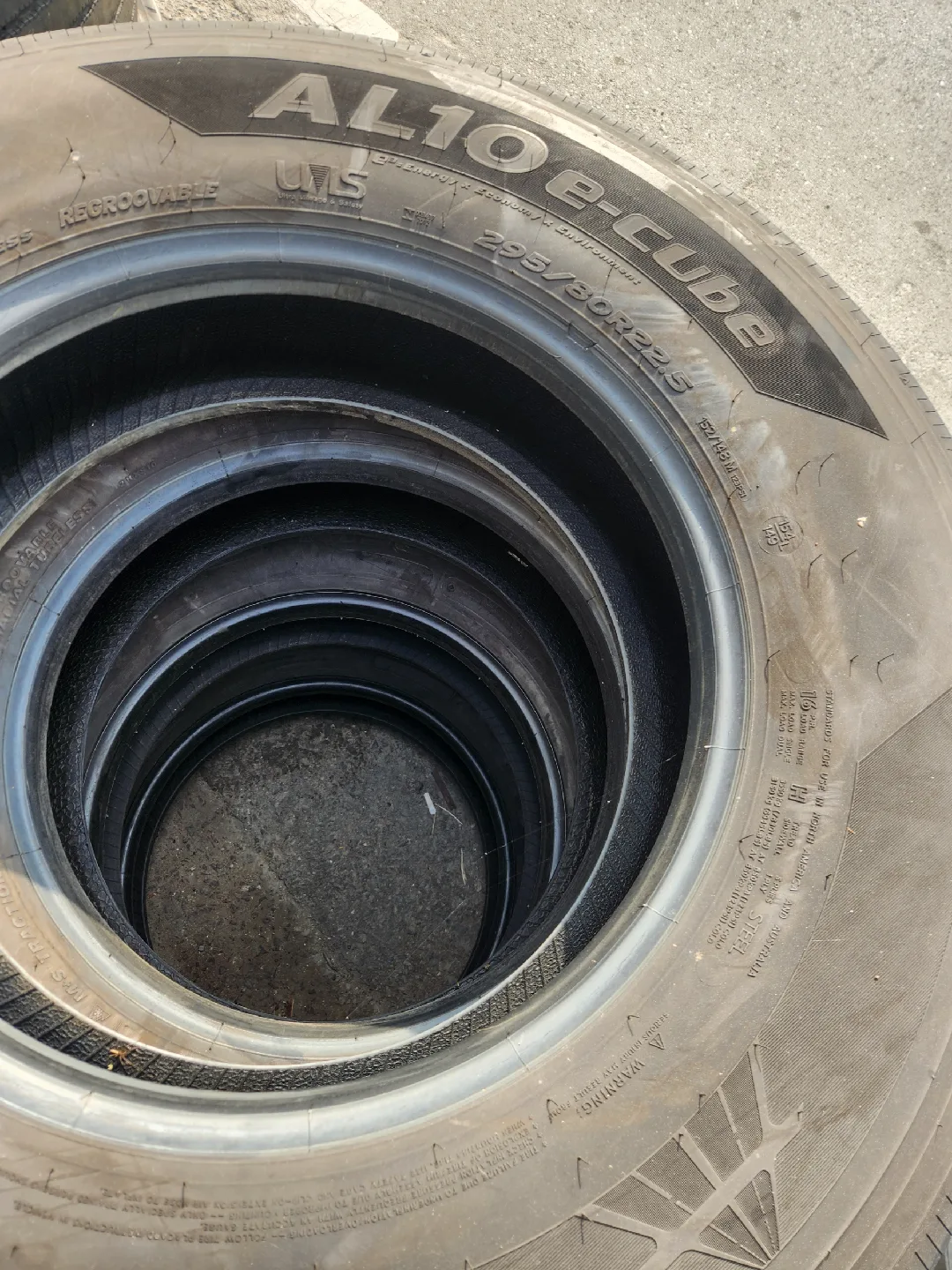 한국타이어 AL10e-Cube 295/80R22.5