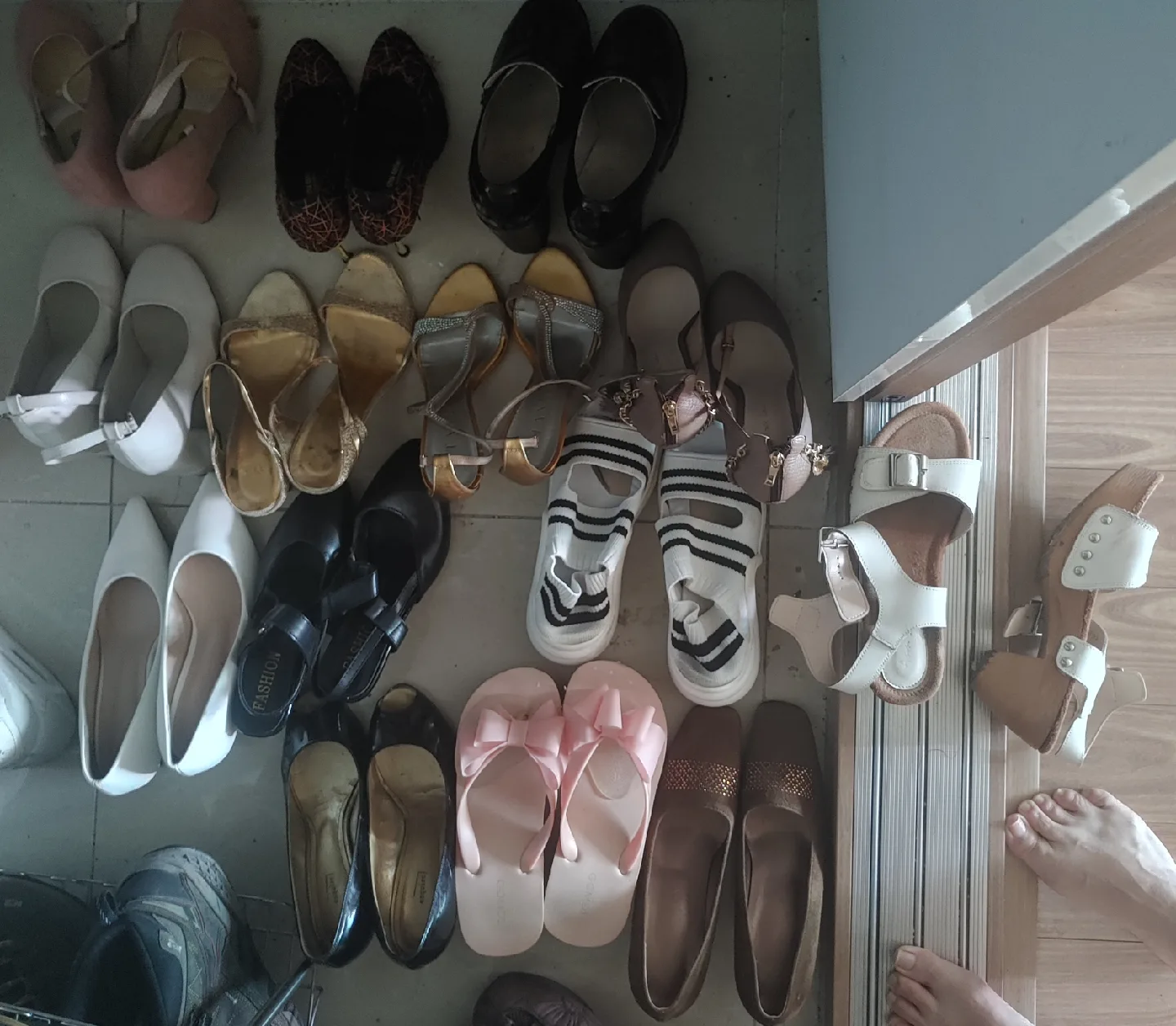 신발 여러켤레 모음 (225-245mm)일괄