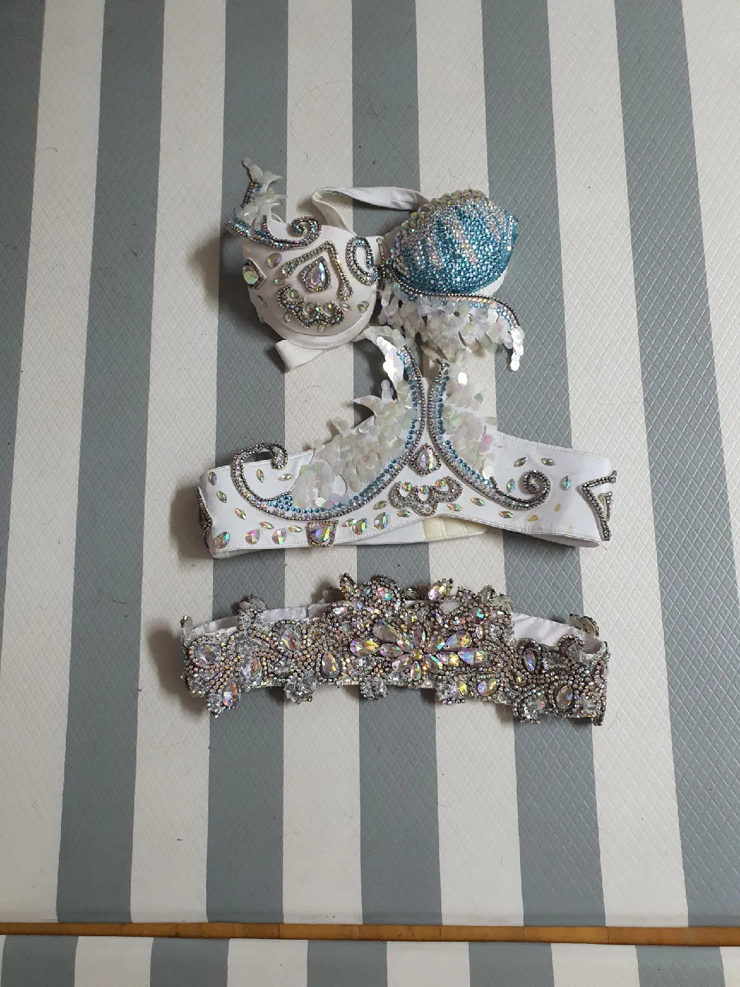 벨리댄스  세트(벨트2개~브라)~중고