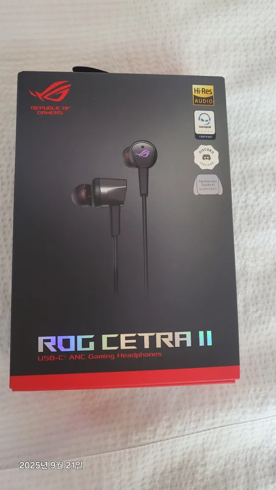 ROG Cetra II 게이밍 이어폰