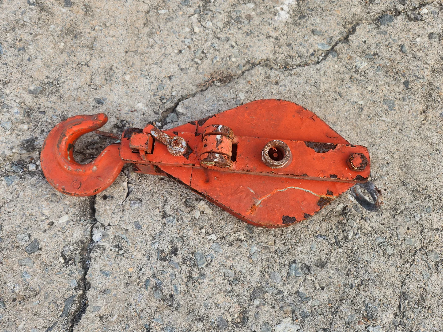 중고 크레인 도르래