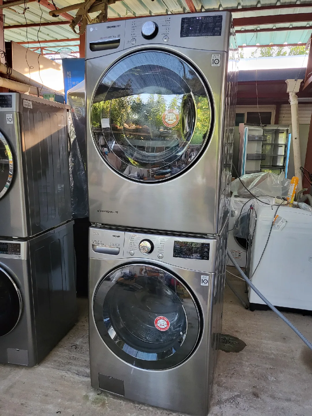 A급LG 트롬 세탁기/건조기 세트