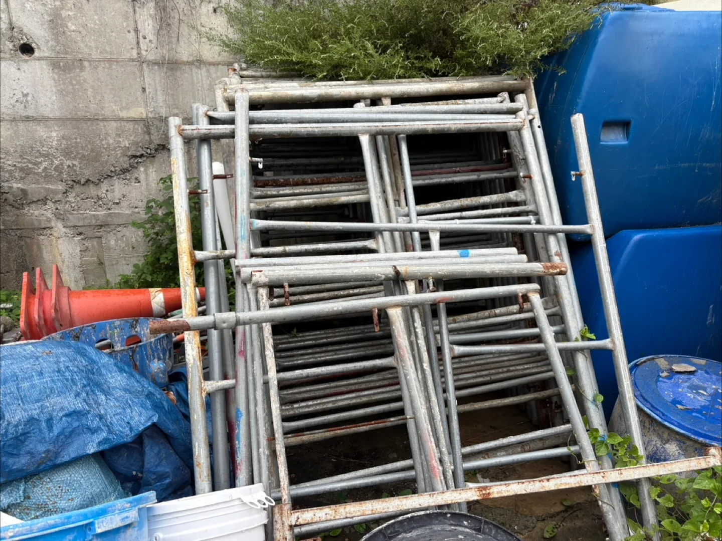 중고 건설현장 아시바