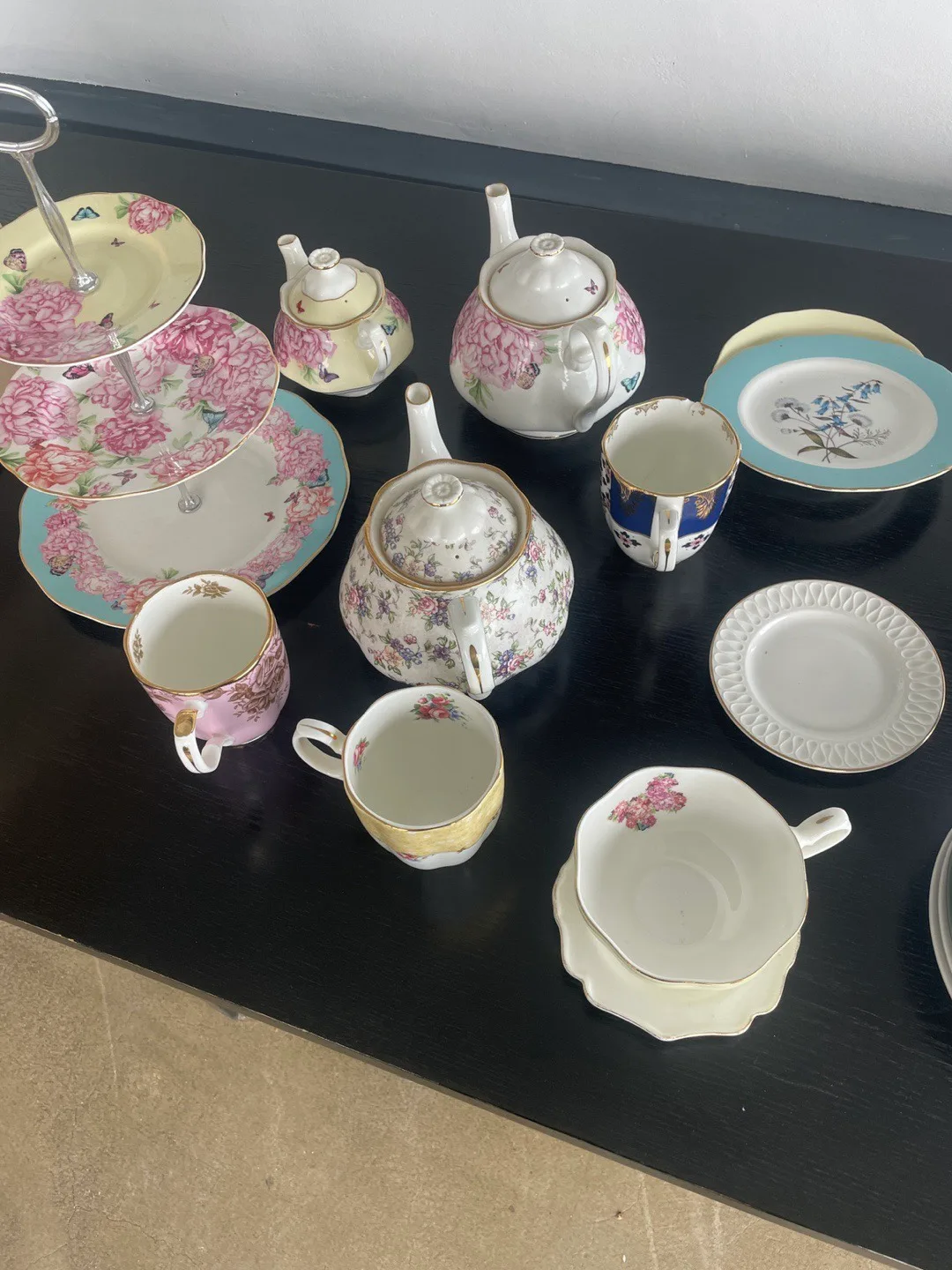 로얄알버트 애프터눈티 접시 컵 셋트