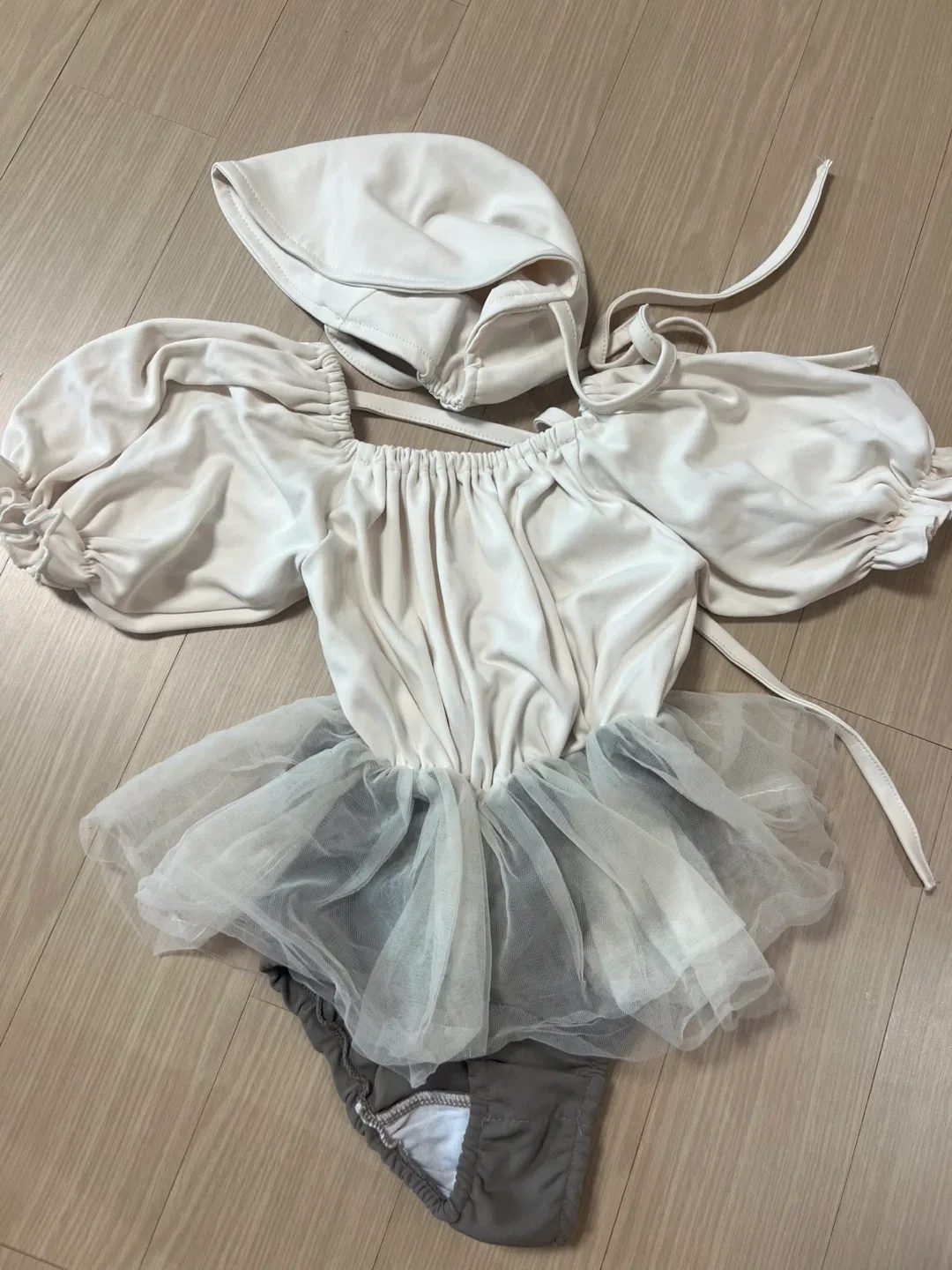 아기 수영복 & 모자 세트 L