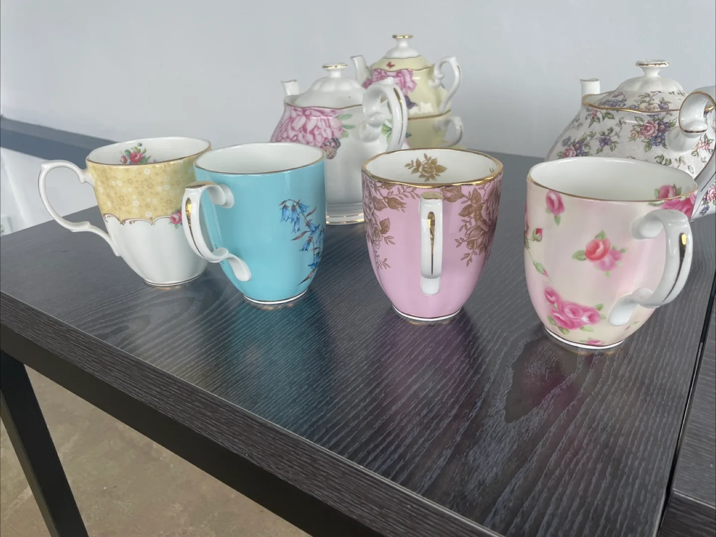 로얄알버트 잔 4개