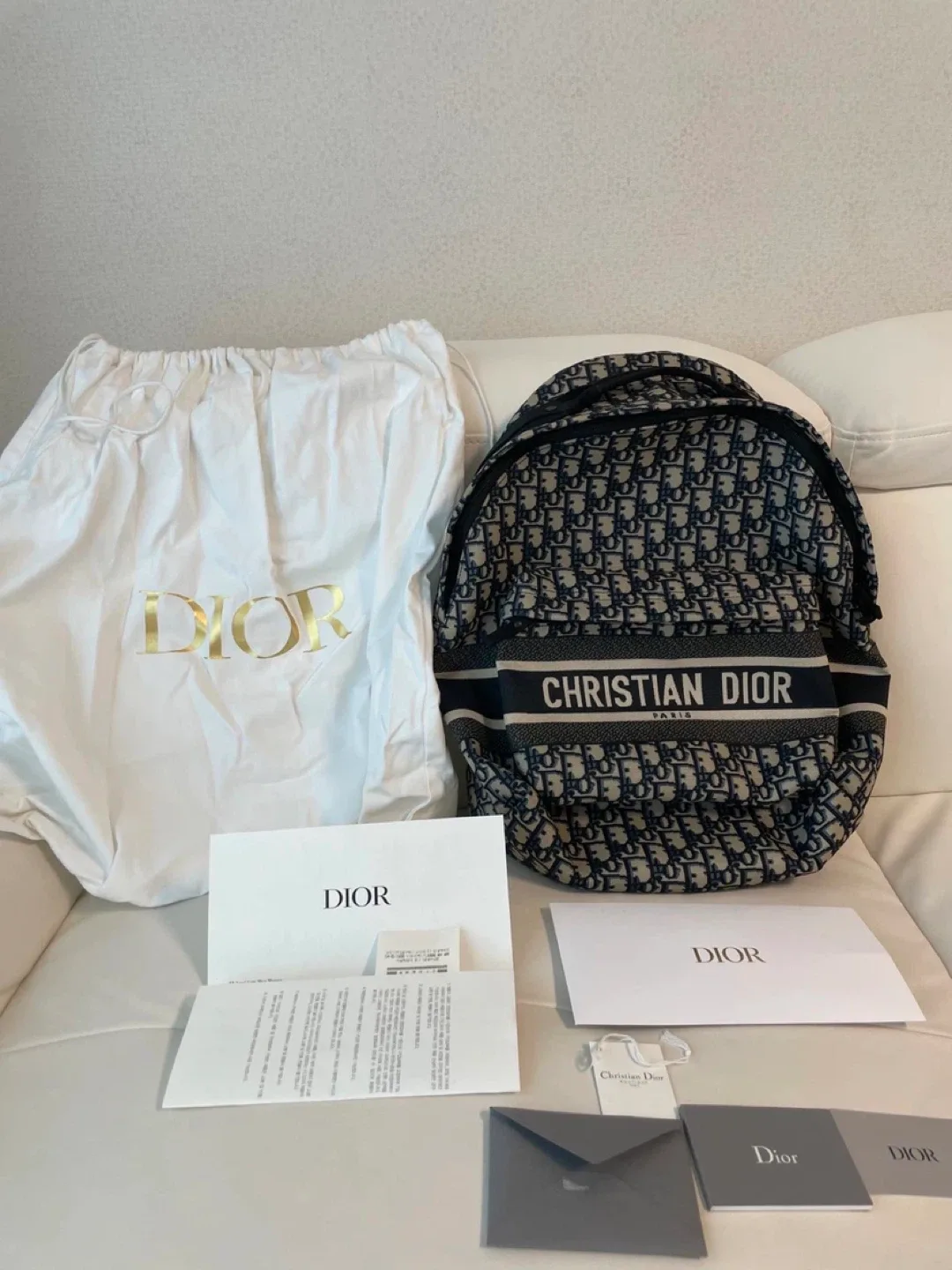 디올 오블리크 트래블 백팩