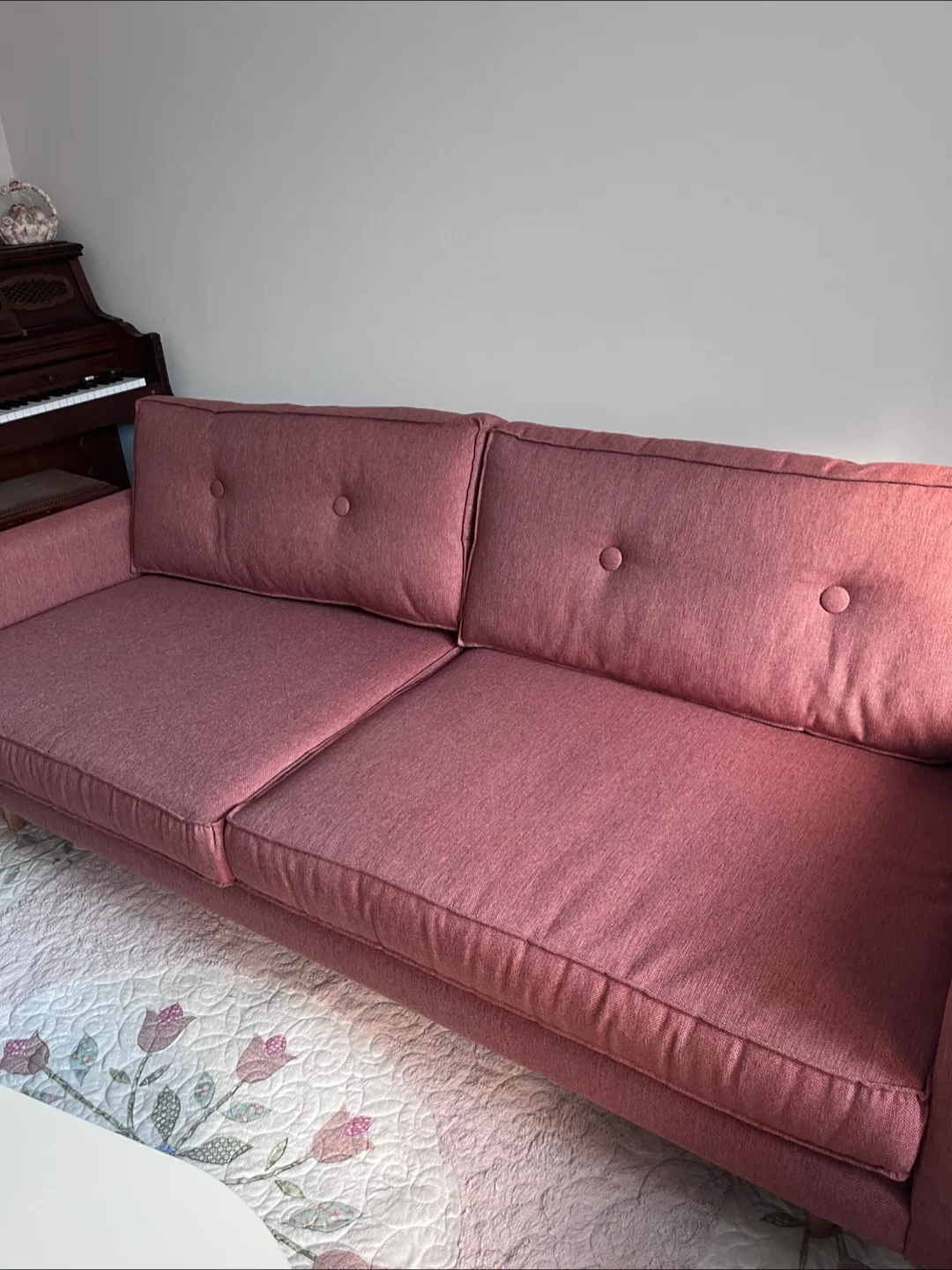 INART 원델보버튼3인용 소파