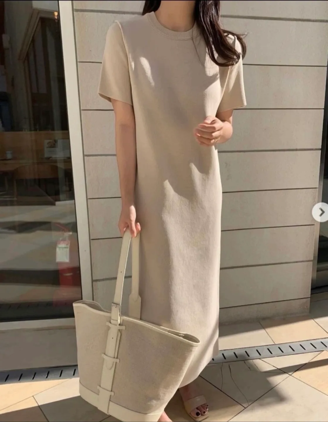 (유어메모) 니트 롱 원피스* 가격내림*