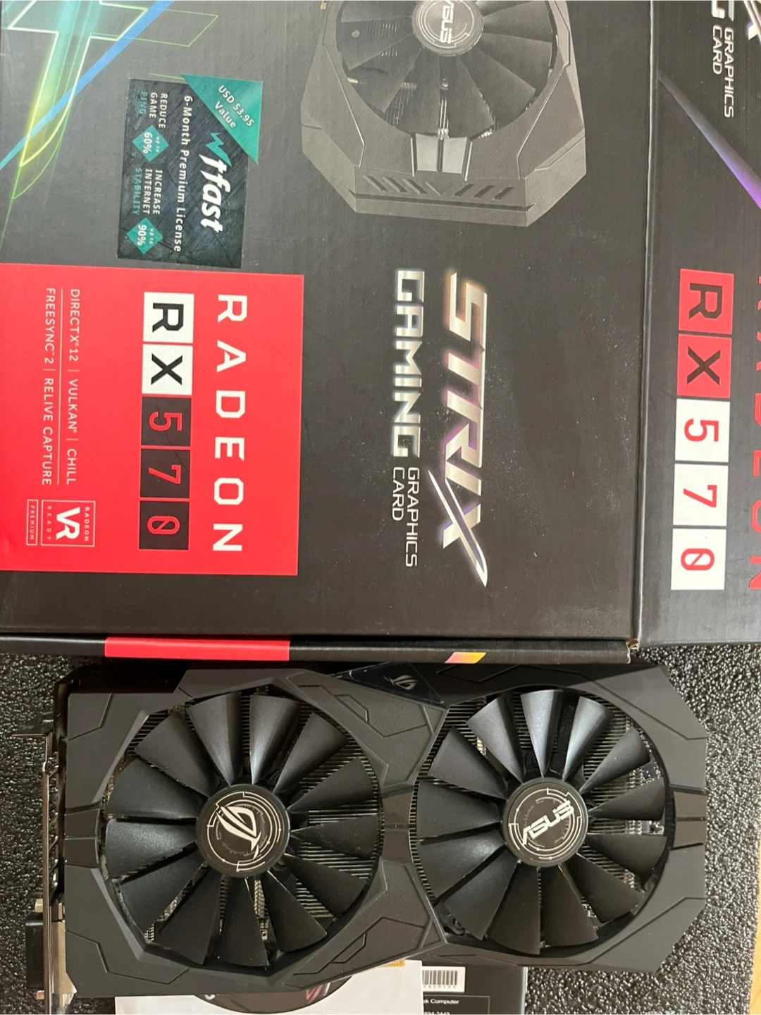 ASUS STRIX RX 570 4G그래픽카드 | 디지털기기 | 당근 중고거래