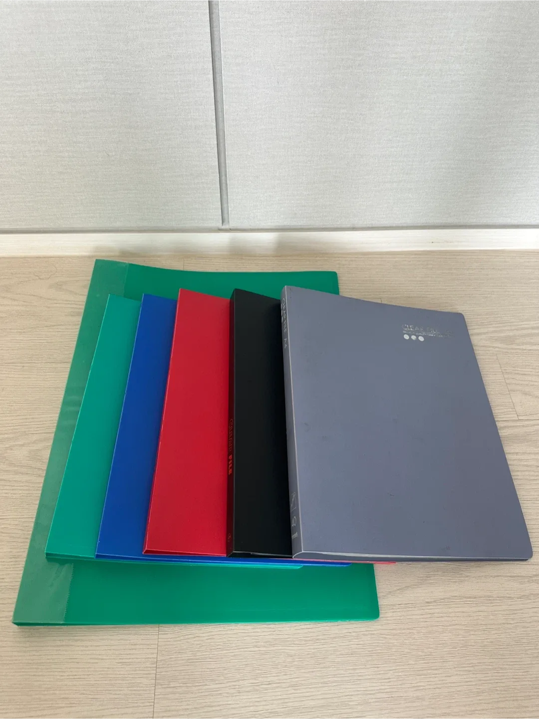 중고 클리어파일 판매합니다.