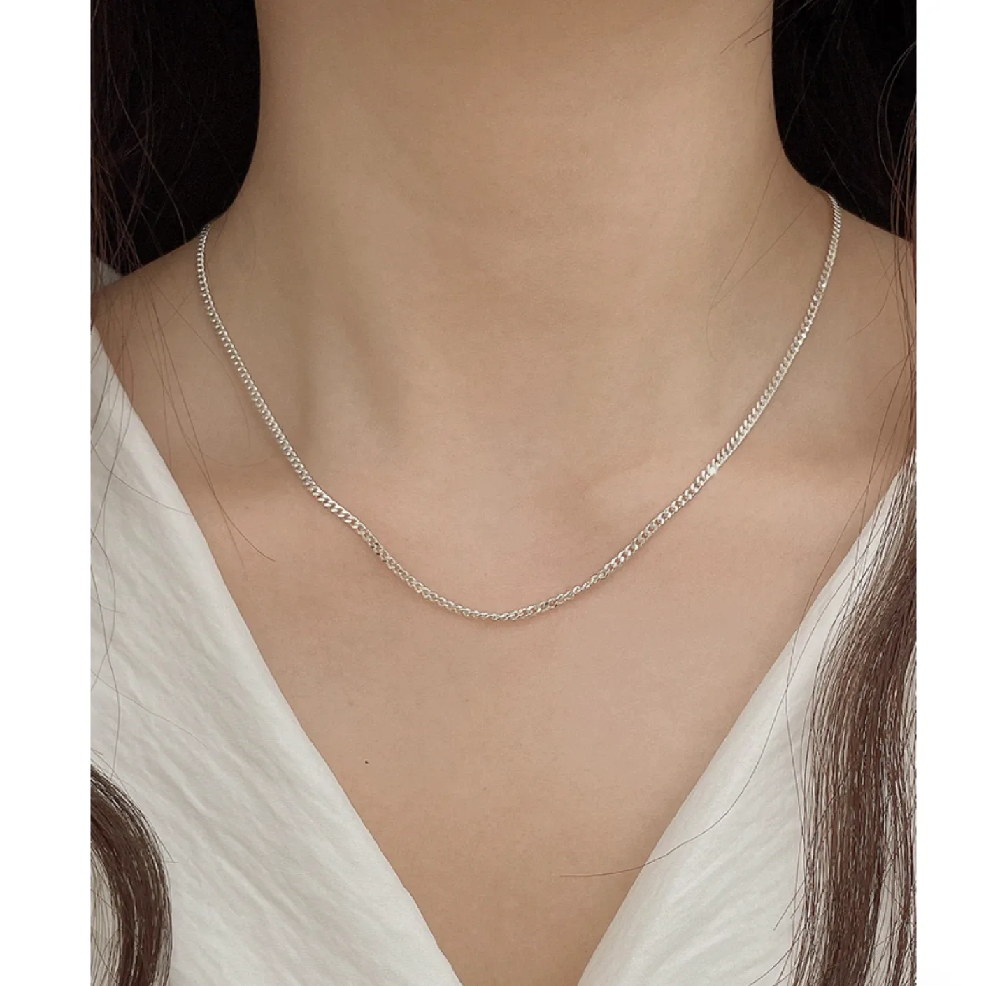 실버 925 목걸이 체인 50cm