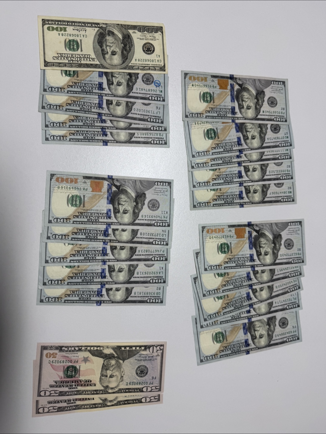 미국 달러 지폐 팝니다. (2,100달러)