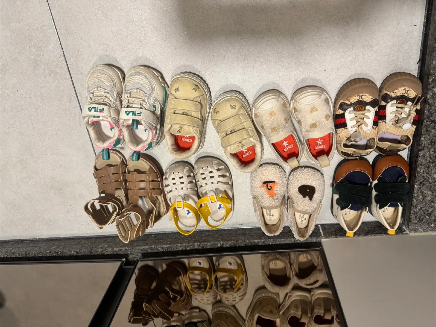 유아 신발 일괄